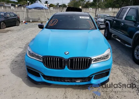 2017 BMW 750 I z USA, uszkodzony, nr VIN WBA7F0C34HGM22159